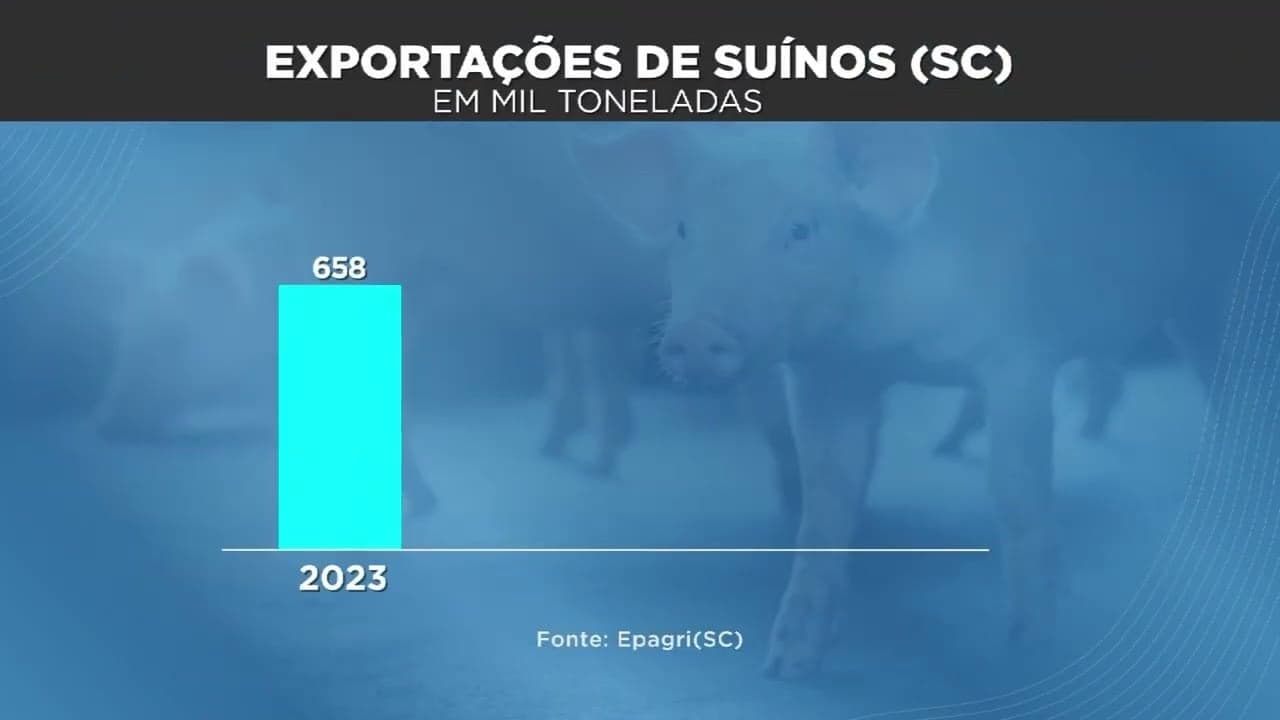 Santa Catarina atinge 1 bilhão em exportações de carnes em 2023