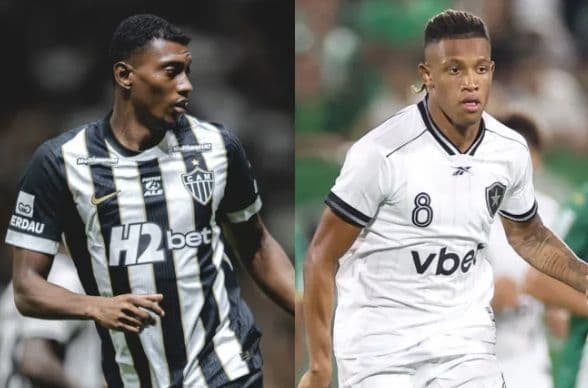 Atlético-MG honra Hulk em duelo decisivo contra Botafogo