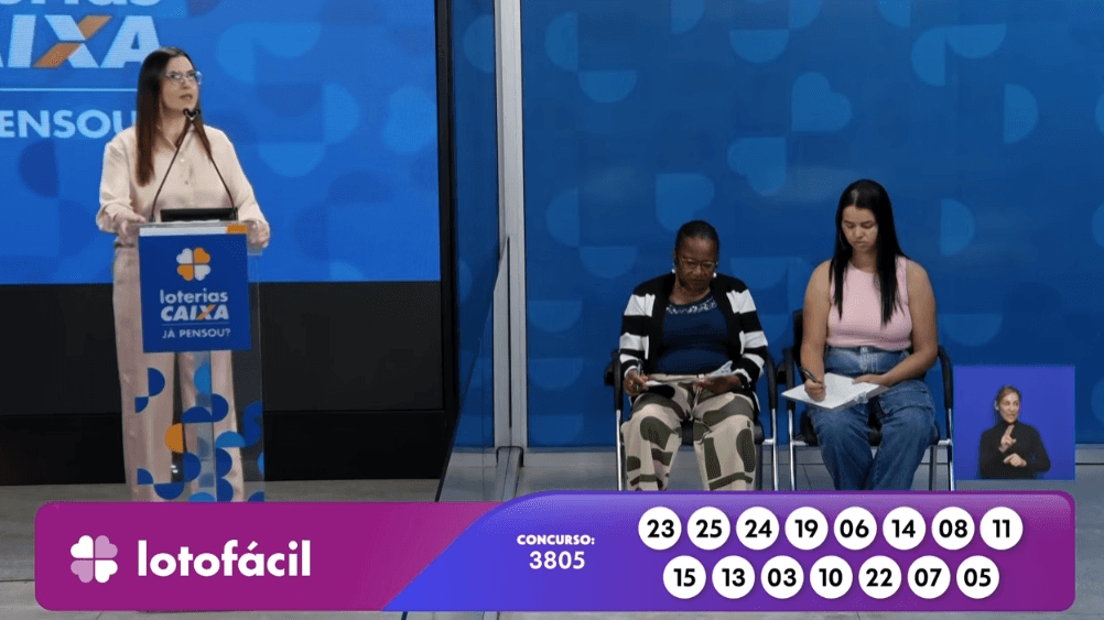 Lotofácil hoje: confira o resultado do concurso 3805 desta quinta-feira, 15/10/2026