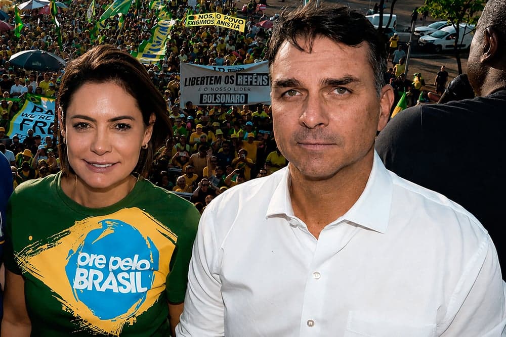 Flávio Bolsonaro luta para recuperar apoio feminino após crise familiar