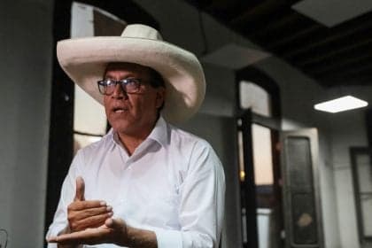 Sánchez protesta contra resultados das eleições no Peru