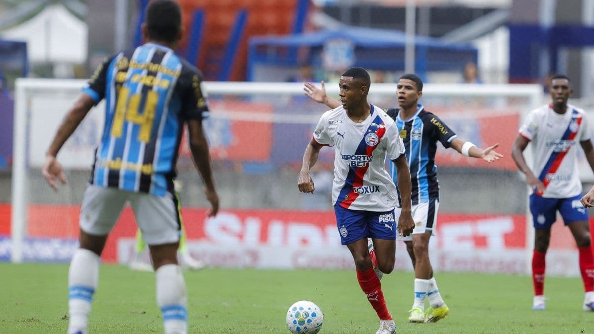 Bahia e Grêmio empatam e seguem sem vitórias no Brasileirão
