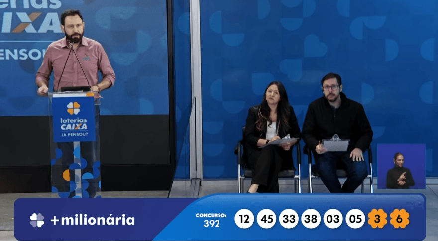 Resultado da +Milionária de hoje: veja os números e trevos sorteados no concurso 392