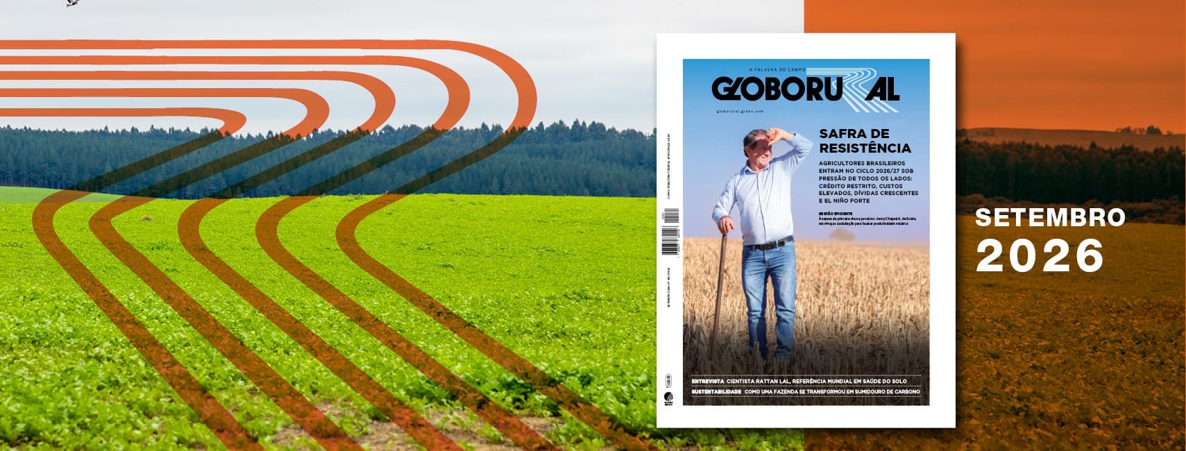 Revista Globo Rural destaca desafios da safra 2026/27