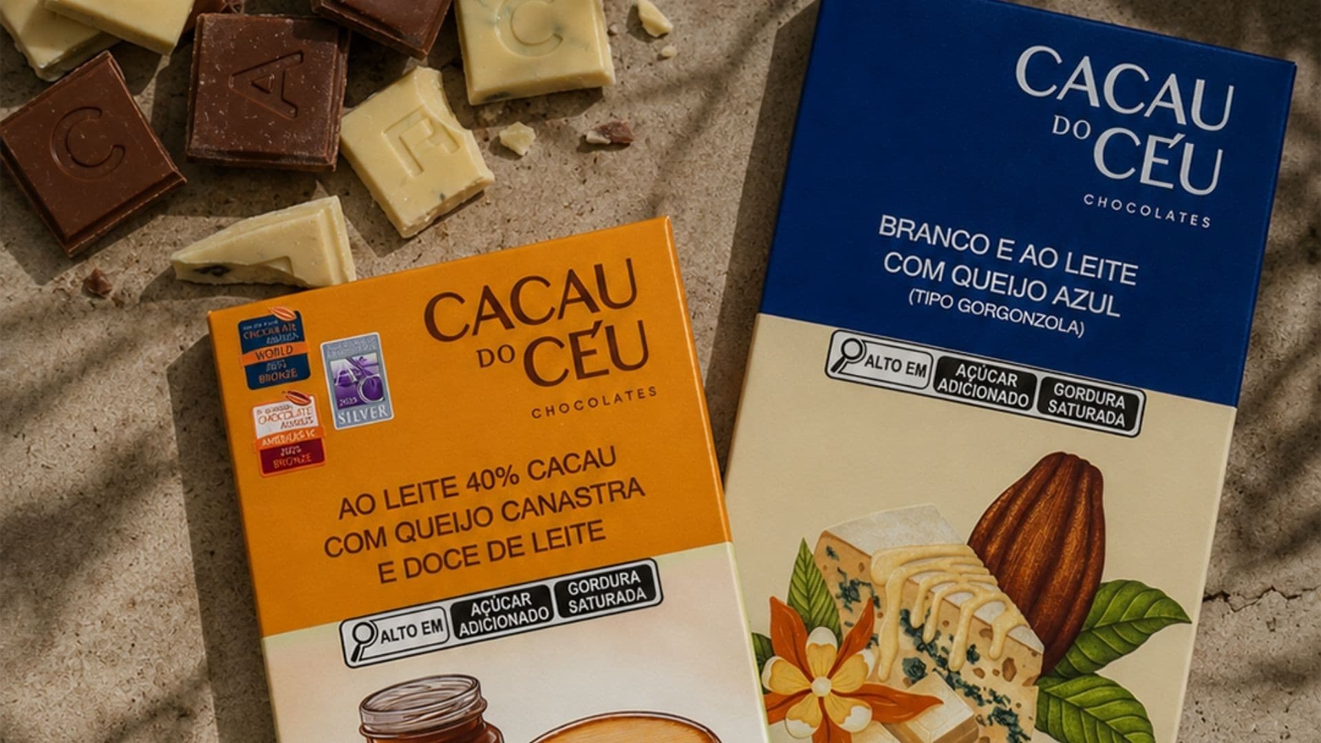 Cacau do Céu conquista prêmios com chocolate e queijo em combinação inovadora