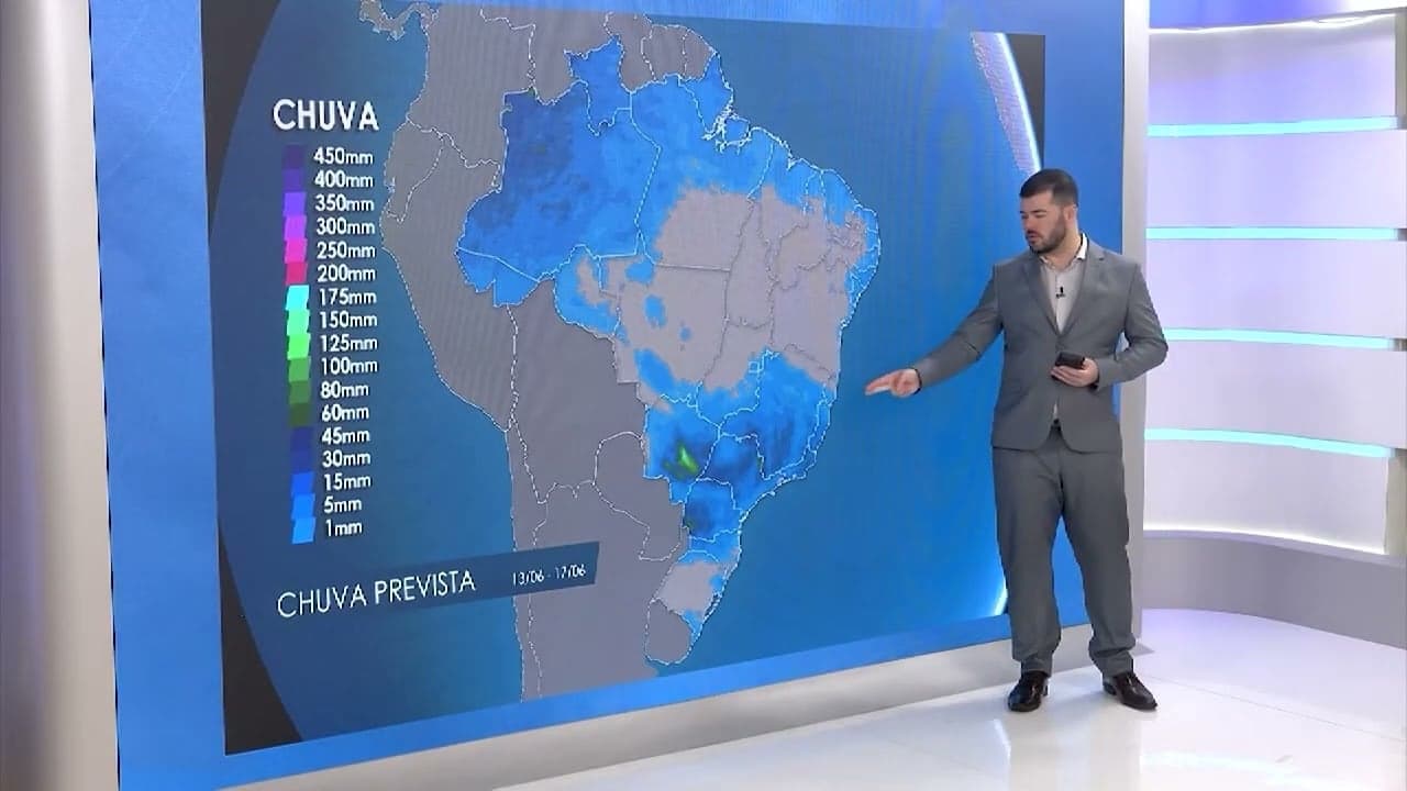 Ciclone provoca chuvas intensas no Sudeste e Centro-Oeste do Brasil