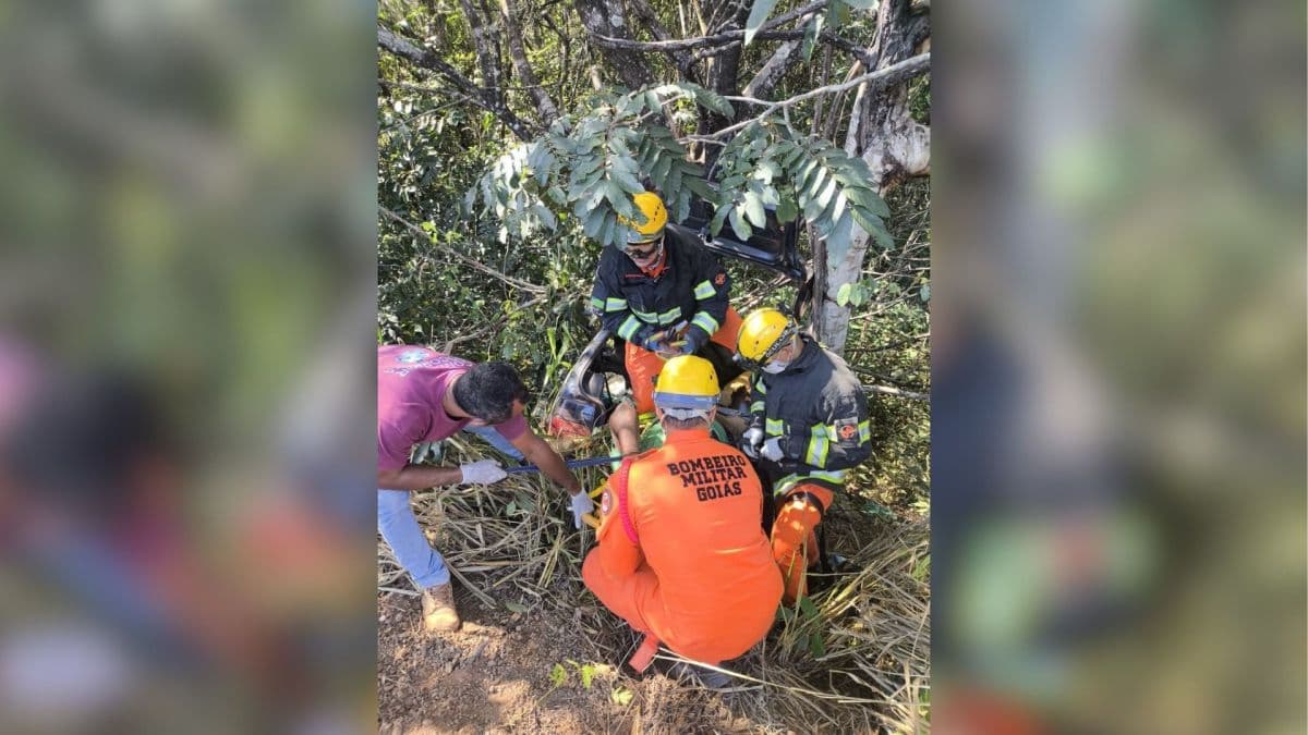 Motorista sobrevive após acidente trágico em Santa Terezinha de Goiás