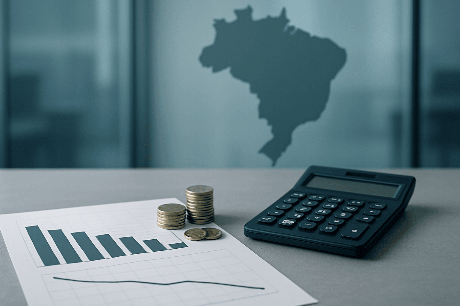 Projeção do PIB do Brasil cai ligeiramente para 2026