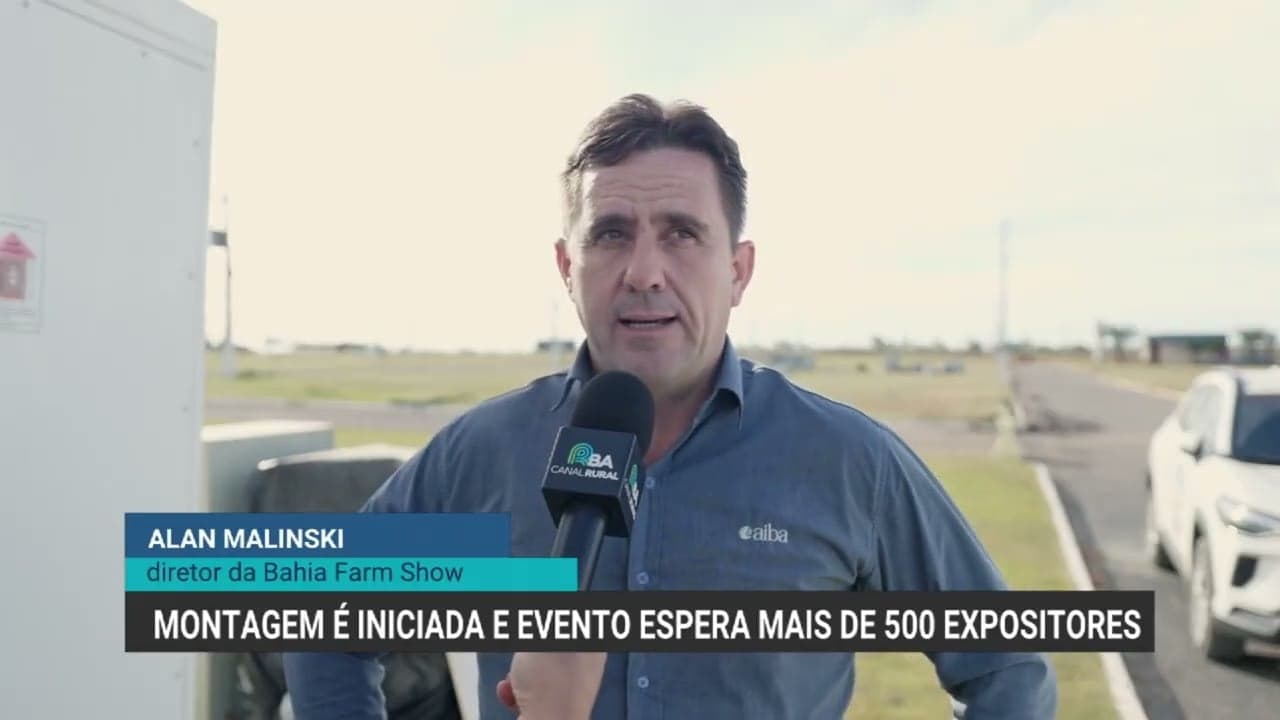 Bahia Farm Show 2026 inicia montagem e promete mais de 500 expositores