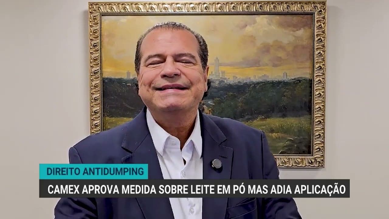Camex adota medidas antidumping para leite em pó suspensas