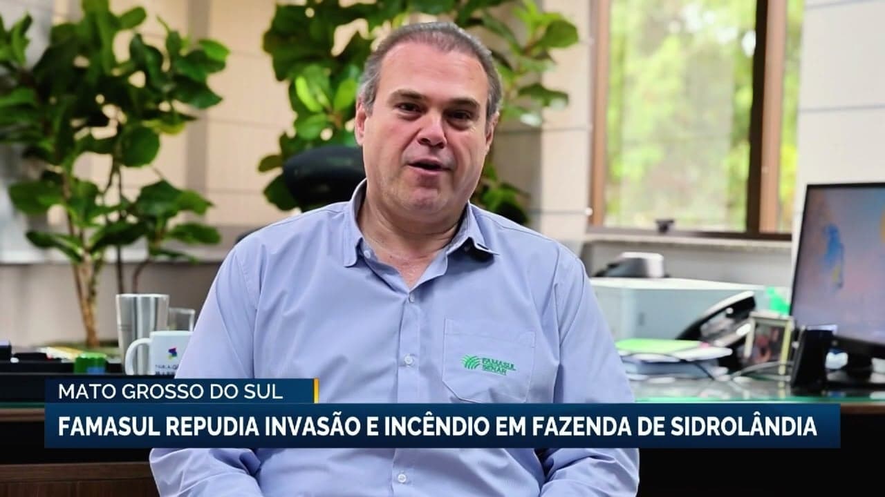 Famasul denuncia incêndio em fazenda em Sidrolândia