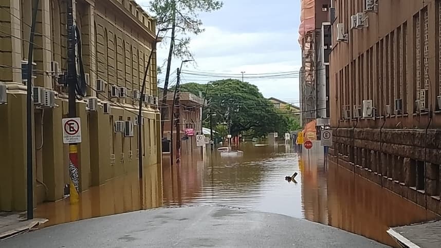 Tempo severo chega ao Rio Grande do Sul com risco de alagamentos